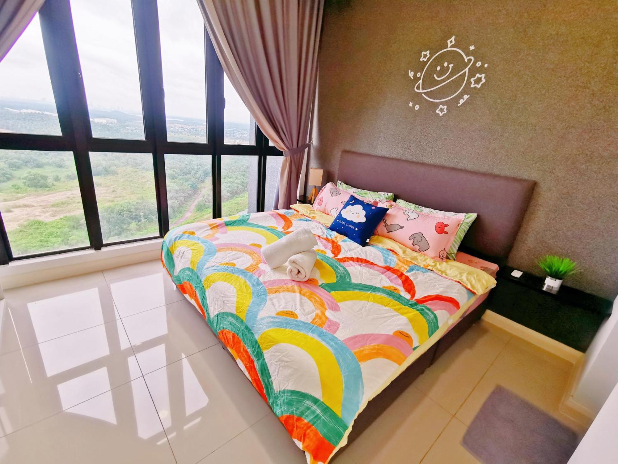 Legoland 3Min Lakeview Happyrainbowsuite 7Pax 2R2B Nusajaya  Exterior photo